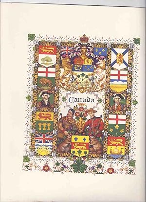 United Nations Series / Portfolio - CANADA ---by Arthur Szyk ( Page for The Dominion of Canada )
