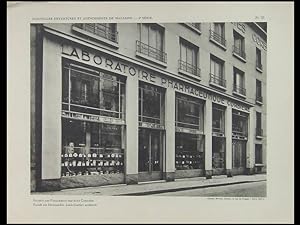 PARIS, LABORATOIRE PHARMACEUTIQUE CORBIERE - 3 PLANCHES 1930 -27 RUE DESRENAUDES