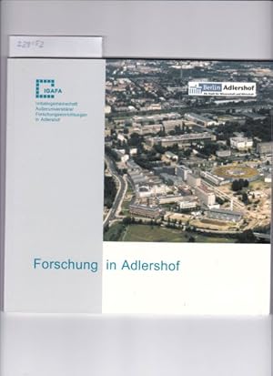 Image du vendeur pour 1. Als in Johannisthal der Motorflug begann ; 2. Forschung in Adlershof; 3. Air Borne: Kunst im Aerodynamischen Park in Berlin-Adlershof; 4. Schriftenreihe zur Luftfahrtgeschichte. mis en vente par Antiquariat am Flughafen