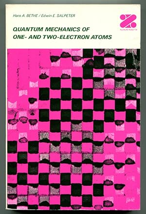 Immagine del venditore per Quantum Mechanics of One- and Two-Electron Atoms venduto da Book Happy Booksellers