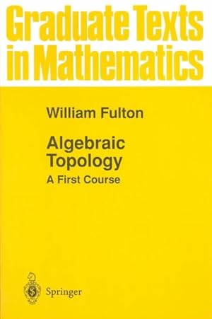 Imagen del vendedor de Algebraic Topology : A First Course a la venta por GreatBookPrices