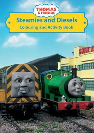 Bild des Verkufers fr Steamies and Diesels: Colouring and Activity Book (Thomas & Friends) zum Verkauf von WeBuyBooks