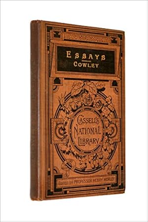 Bild des Verkufers fr Essays (Cassell's national library) zum Verkauf von WeBuyBooks