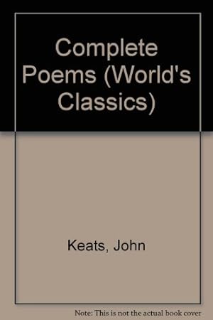 Seller image for Complete Poems (World's Classics S.) for sale by WeBuyBooks