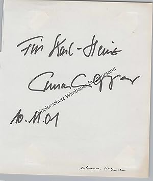 Bild des Verkufers fr Original Autogramm Elmar Wepper /// Autogramm Autograph signiert signed signee zum Verkauf von Antiquariat im Kaiserviertel | Wimbauer Buchversand