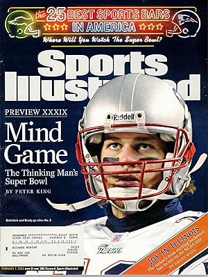 Tom Brady on cover of Sports Illustrated, February 7, 2005