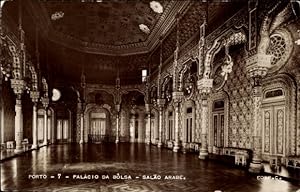 Bild des Verkufers fr Ansichtskarte / Postkarte Porto Portugal, Palacio da Bolsa, Salao Arabe zum Verkauf von akpool GmbH