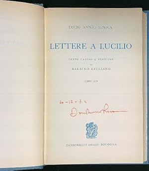 Lettere a Lucilio - libri I-VI