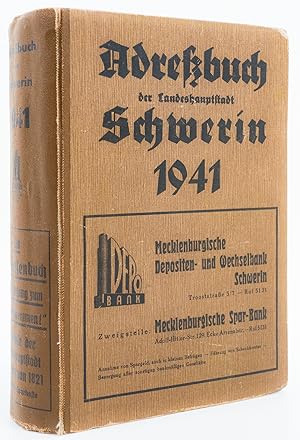 Adreßbuch der Landeshauptstadt Schwerin 1941. -