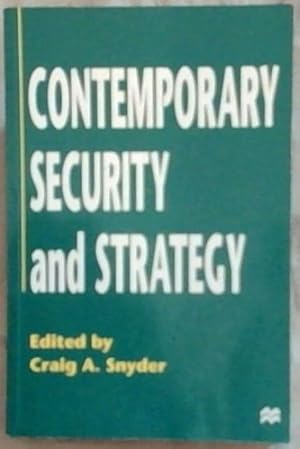 Imagen del vendedor de Contemporary Security and Strategy a la venta por Chapter 1
