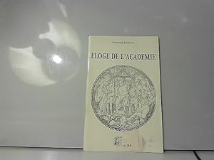 Bild des Verkufers fr Eloge de l'Acadmie zum Verkauf von JLG_livres anciens et modernes