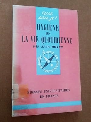 Hygiène de la vie quotidienne