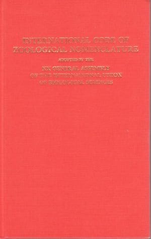 Seller image for International Code of Zoological Nomenclature for sale by PEMBERLEY NATURAL HISTORY BOOKS BA, ABA