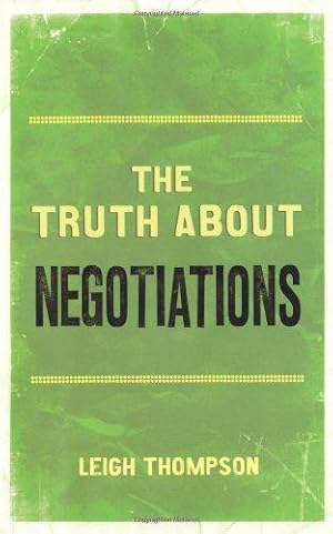 Bild des Verkufers fr The Truth About Negotiations (New) zum Verkauf von WeBuyBooks