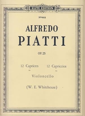 Seller image for 12 Capriccios Op.25 for Cello for sale by Hancock & Monks Music