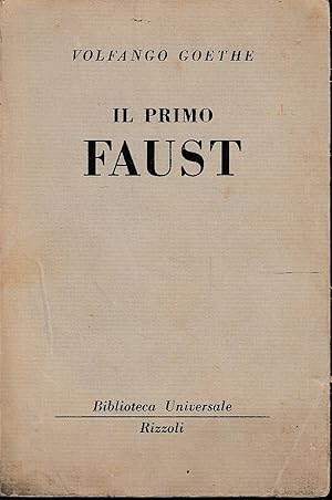 Seller image for Il primo Faust for sale by Laboratorio del libro