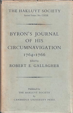 Imagen del vendedor de Byron's Journal of His Circumnavigation 1764-1766. a la venta por Haymes & Co. Bookdealers