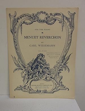 Menuet Reverchon for the Piano (Sheet Music)