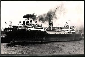 Bild des Verkufers fr Fotografie Frachtschiff Aristoteles liegt im Hafen zum Verkauf von Bartko-Reher