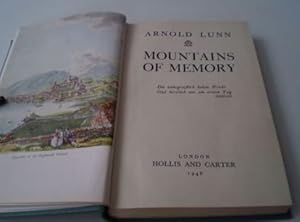 Seller image for Mountains Of Memory for sale by WeBuyBooks