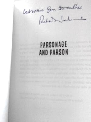 Bild des Verkufers fr Parsonage and Parson: Coping With the Clergy - Thirty Years of Eccentricity and Delight zum Verkauf von World of Rare Books