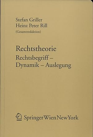 Immagine del venditore per Rechtstheorie Rechtsbegriff - Dynamik - Auslegung venduto da avelibro OHG