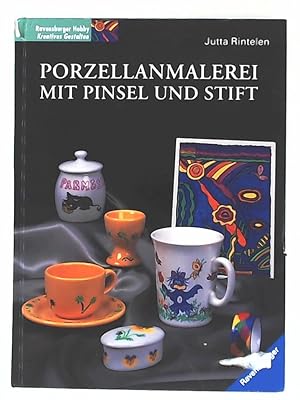 Bild des Verkufers fr Porzellanmalerei mit Pinsel und Stift zum Verkauf von Leserstrahl  (Preise inkl. MwSt.)