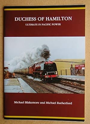 Seller image for "Duchess of Hamilton": Ultimate in Pacific Power for sale by WeBuyBooks
