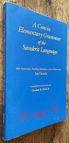 Seller image for A Concise Elementary Grammar of the Sanskrit Language for sale by DogStar Books