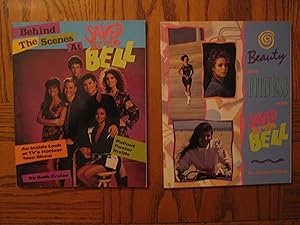Saved by the Bell Two (2) Soft Covers: Behind the Scenes, and; Beauty and Fitness