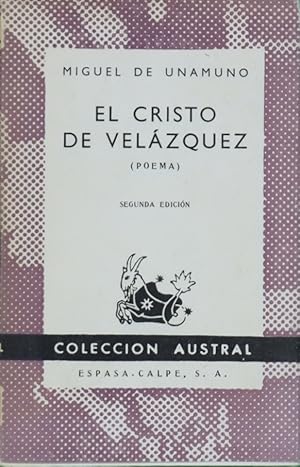 Imagen del vendedor de El Cristo de Velzquez : poema a la venta por Librera Alonso Quijano