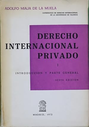 Imagen del vendedor de Derecho internacional privado. Vol II. a la venta por Librera Alonso Quijano