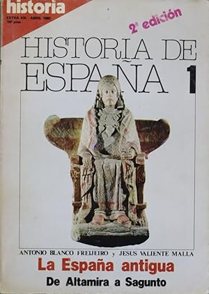 Bild des Verkufers fr Historia de Espaa. 1. La Espaa antigua de Altamira a Sagunto zum Verkauf von Librera Alonso Quijano