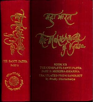 Seller image for The Mahabharata of Vyasa. Book 12: The Complete Santi Parva. Part 2: Moksha-Dharma. for sale by The Isseido Booksellers, ABAJ, ILAB