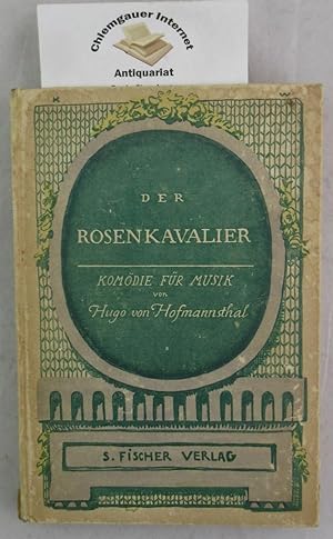 Bild des Verkufers fr Der Rosenkavalier : Komdie fr Musik. zum Verkauf von Chiemgauer Internet Antiquariat GbR