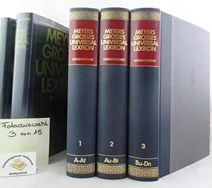 Meyers Grosses Universal Lexikon in FÜNFZEHN (15) Bänden. Hrsg Lexikonredaktion des Bibliographis...