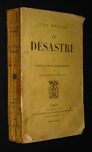 Bild des Verkufers fr Le Dsastre zum Verkauf von Abraxas-libris