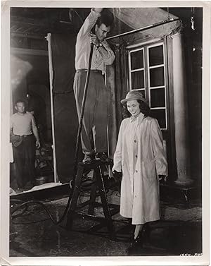 Bild des Verkufers fr A Woman's Vengeance (Original photograph of Ann Blyth on the set of the 1948 film noir) zum Verkauf von Royal Books, Inc., ABAA