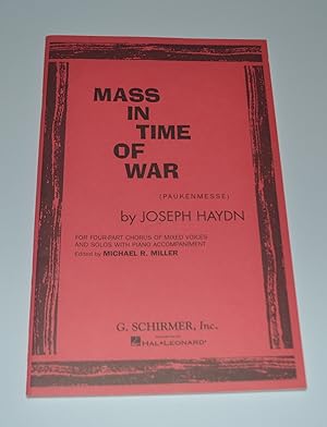 Seller image for Mass in Time of War (Paukenmesse): For Four-Part Chorus of Mixed Voices and Solos with Piano Accompaniment for sale by Bibliomadness