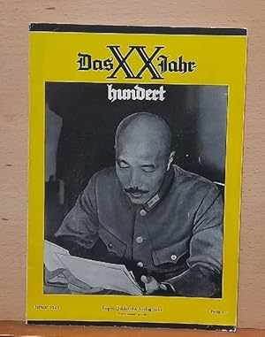 Seller image for Das XX. Jahrhundert - Heft 1 Januar 1942 (Monatsschrift) for sale by ANTIQUARIAT H. EPPLER