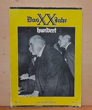 Seller image for Das XX. Jahrhundert - Heft 2 Mai 1941 (Monatsschrift) for sale by ANTIQUARIAT H. EPPLER