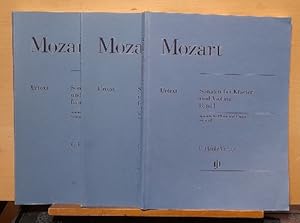 Sonaten für Klavier und Violine / Sonatas for Piano and Violin Volume I, II, III. Wiener Urtext E...