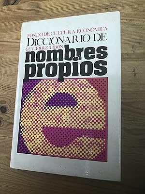 Seller image for Diccionario de nombres propios for sale by Vrtigo Libros