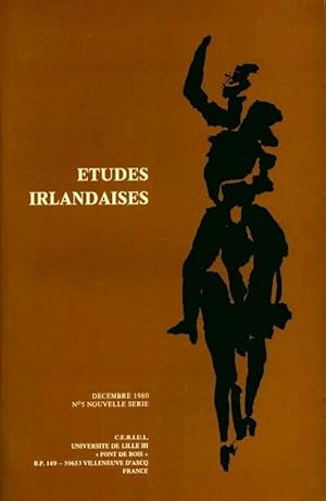  tudes irlandaises num ro 5 nouvelle s rie - Collectif