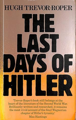 Seller image for The Last Days of Hitler for sale by M Godding Books Ltd