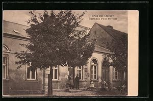 Ansichtskarte Storkow, Gasthaus von Paul Steltner