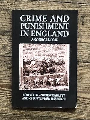 Seller image for Crime and Punishment in England: A Sourcebook for sale by Dyfi Valley Bookshop