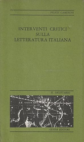 Interventi critici sulla letteratura italiana