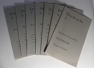 Drucksache (sieben Ausgaben) 2 Einar Schleef: Heimkehr - 4 1953 Syberberg folmt bei Brecht 5 Der ...
