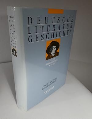 Imagen del vendedor de Deutsche Literaturgeschichte. Von den Anfngen bis zur Gegenwart. Fnfte, berarbeitete Auflage. Mit 400 Abbildungen. a la venta por Antiquariat Maralt